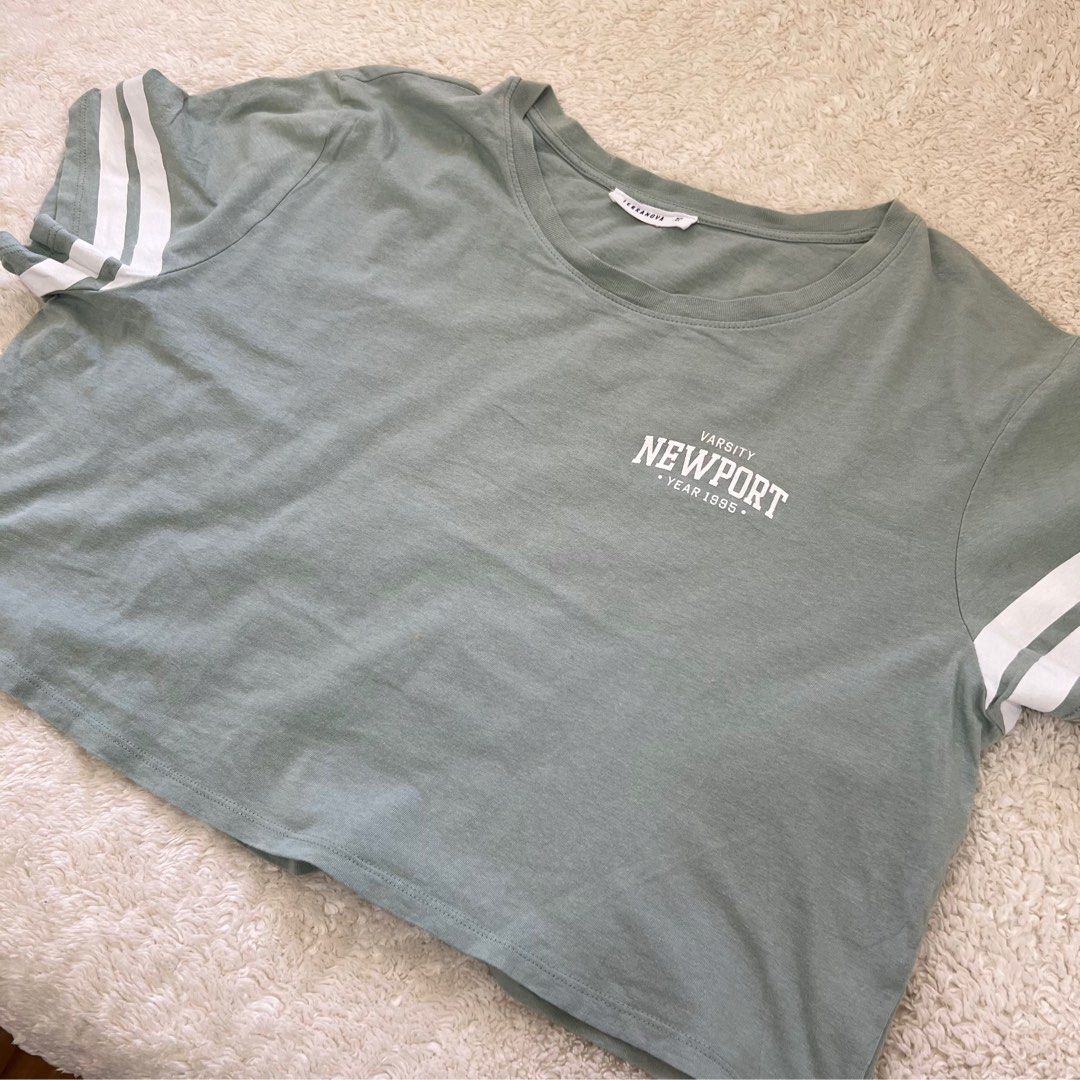Terranova pastel color cropped tops (Category: Shirts) located in Manila. Submitted by ideclutterss (Listing ID 1301696340, Image 3). Description: Cotton fabric, can fit M-L but size XL on tag 400php for 3 tops rfs: decluttering mod: j&t / sdd lalamove.