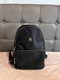 Tommy Hilfiger Nylon Gold Hardware Backpack