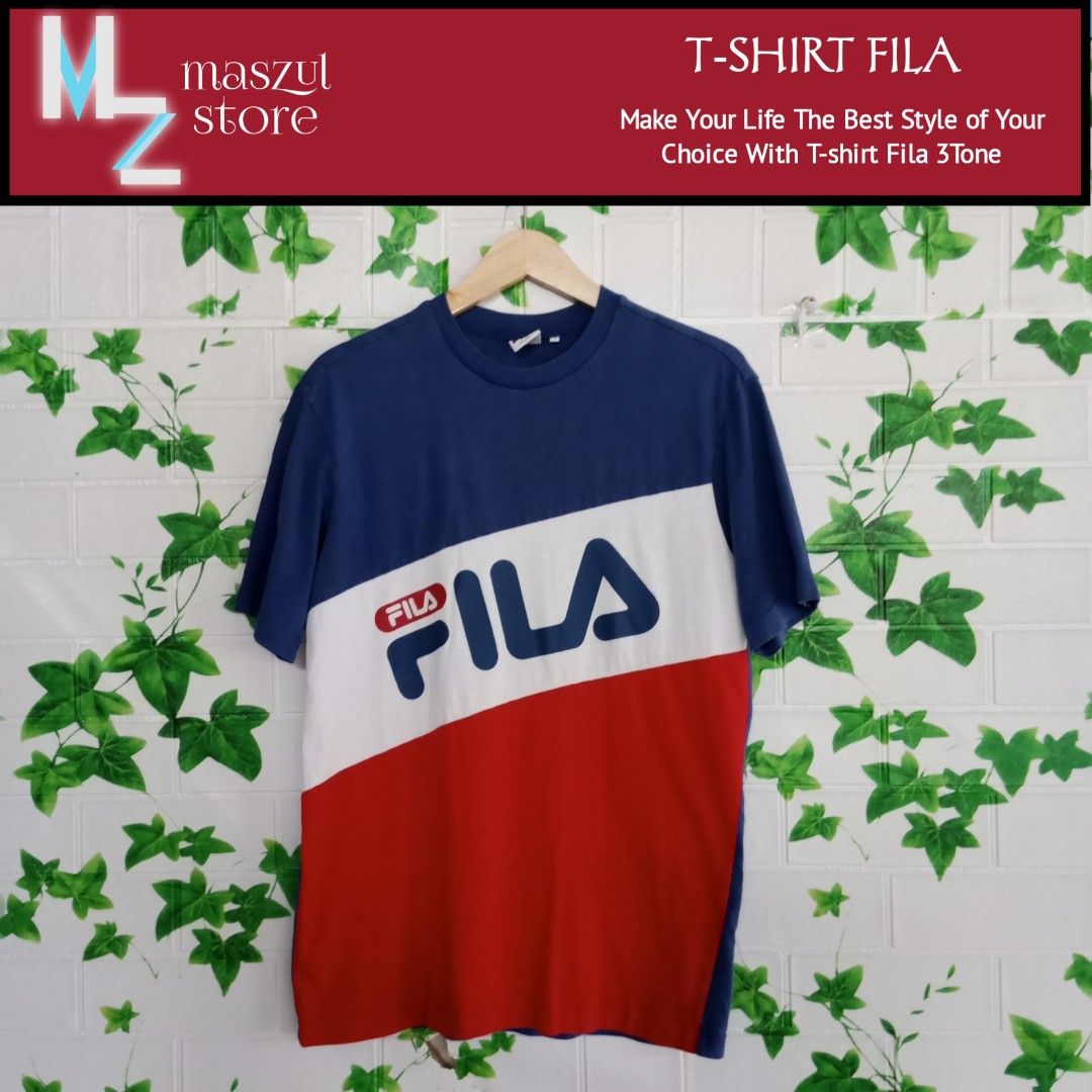 Harga t shirt fila original outlet