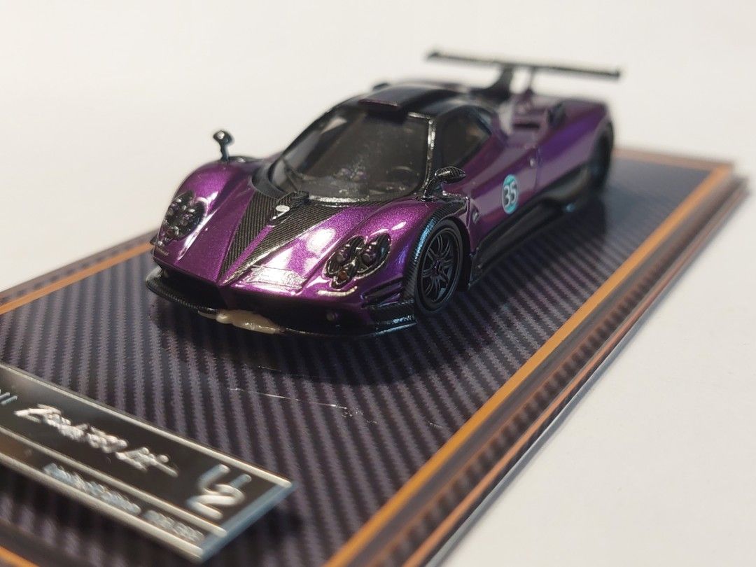 U2 Pagani Zonda 760 LH Purple Resin, Hobbies & Toys, Toys