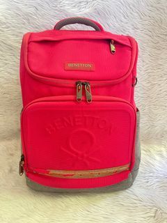 United Colors of Benetton Backpack / Benetton/ UCB /Red Backpack