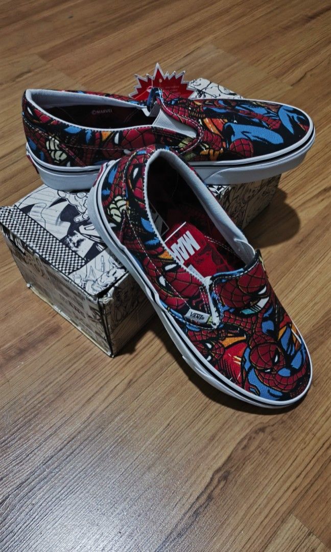 Vans X Marvel Slip on Spider man