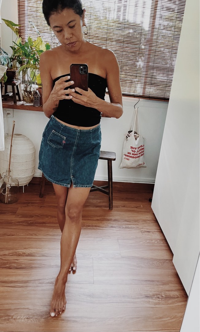 Guess denim mini skirt new arrivals