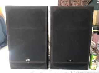 Vintage Pair of Big JVC Speakers Decluttering as-is for Metro Manila or NCR Buyers only