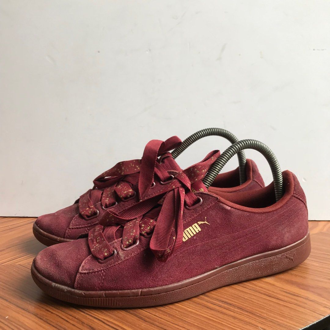 Puma basket heaping maroon