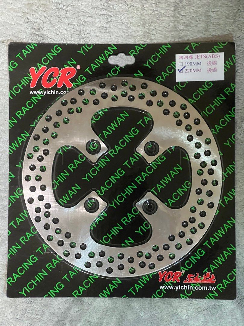 YCR 台灣製造固定碟後碟洞洞碟加大碟JETS JETSR JETSL KRN FNX 蟬叫聲#24年中慶, 汽機車零配件在旋轉拍賣