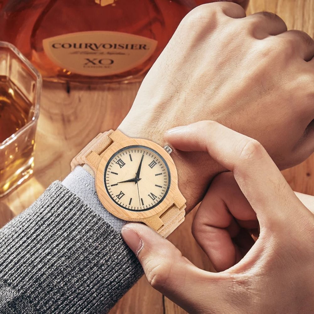 YISUYA Minimalist Full Wooden Watches Women Men Bamboo Wood Bracelet Fashion Creative Quartz Wristwatch Handmade Gift Clock Hour Carousell