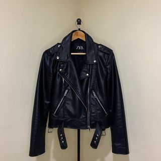 ZARA faux leather jacket