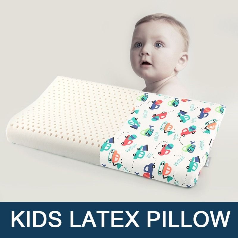 100 Natural Latex Baby Bedding Sleeping Pillow Soft Ergonomic Design Baby Head Neck Guard Cartoon Kids Pillow SB1241 Babies Kids Baby Nursery Kids Furniture Childrens Beds on Carousell
