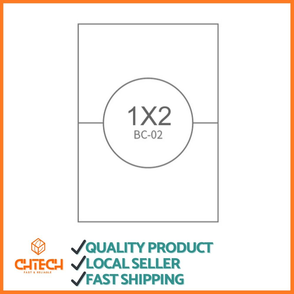 [100 Sheets] A4 1x1/1x2/2x2/3x8 Self adhesive printing label , 70*37 ...