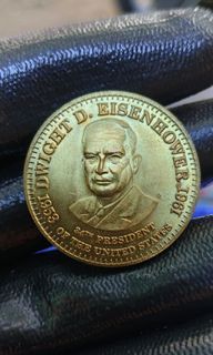 1992 Token - Shell's Presidential Coin Game Dwight D. Eisenhower