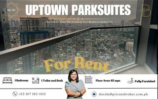 1 Bedroom with balcony in Uptown Parksuites, Bonifacio Global City, Taguig