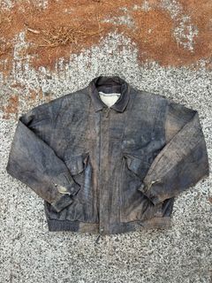 40s-50s european leather jacket
