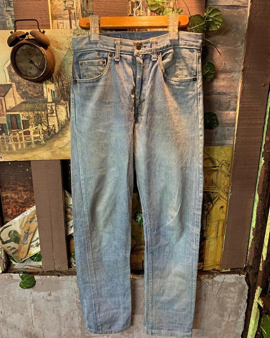 VINTAGE 70 S LEVIS 505 0217 SINGLE BUTTON 8 NON SELVEDGE Men s Fashion Bottoms Jeans on Carousell