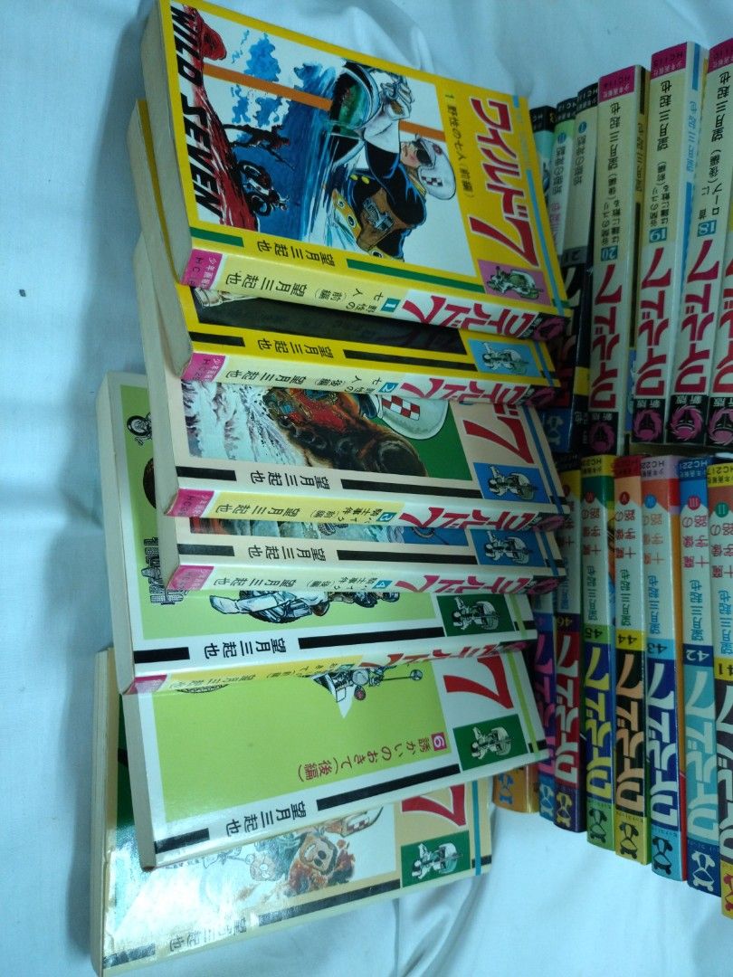 望月三起也ワイルド7 (全48冊) 7金剛日文原版, 興趣及遊戲, 書本& 文具 