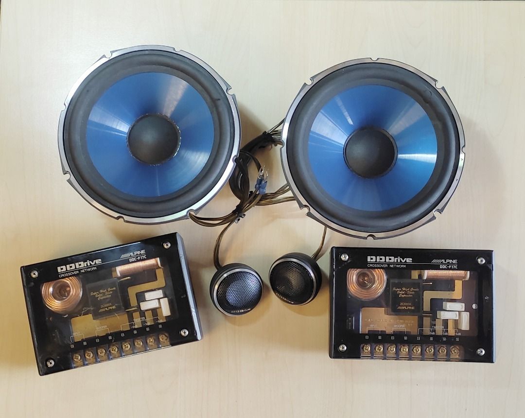 🚘🔊 ALPiNE DDDrive DDC-F17C Car Door Speaker Set (Made in