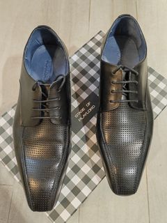 Black leather shoes stage of playlord629785915293471123