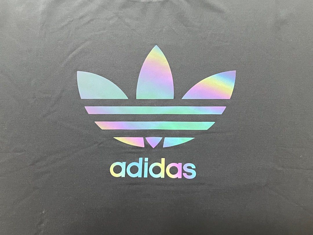 Adidas Holographic Dri-Fit Tee, Men's Fashion, Tops Sets