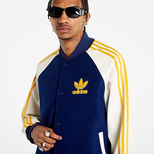 Dark blue adidas jacket on sale