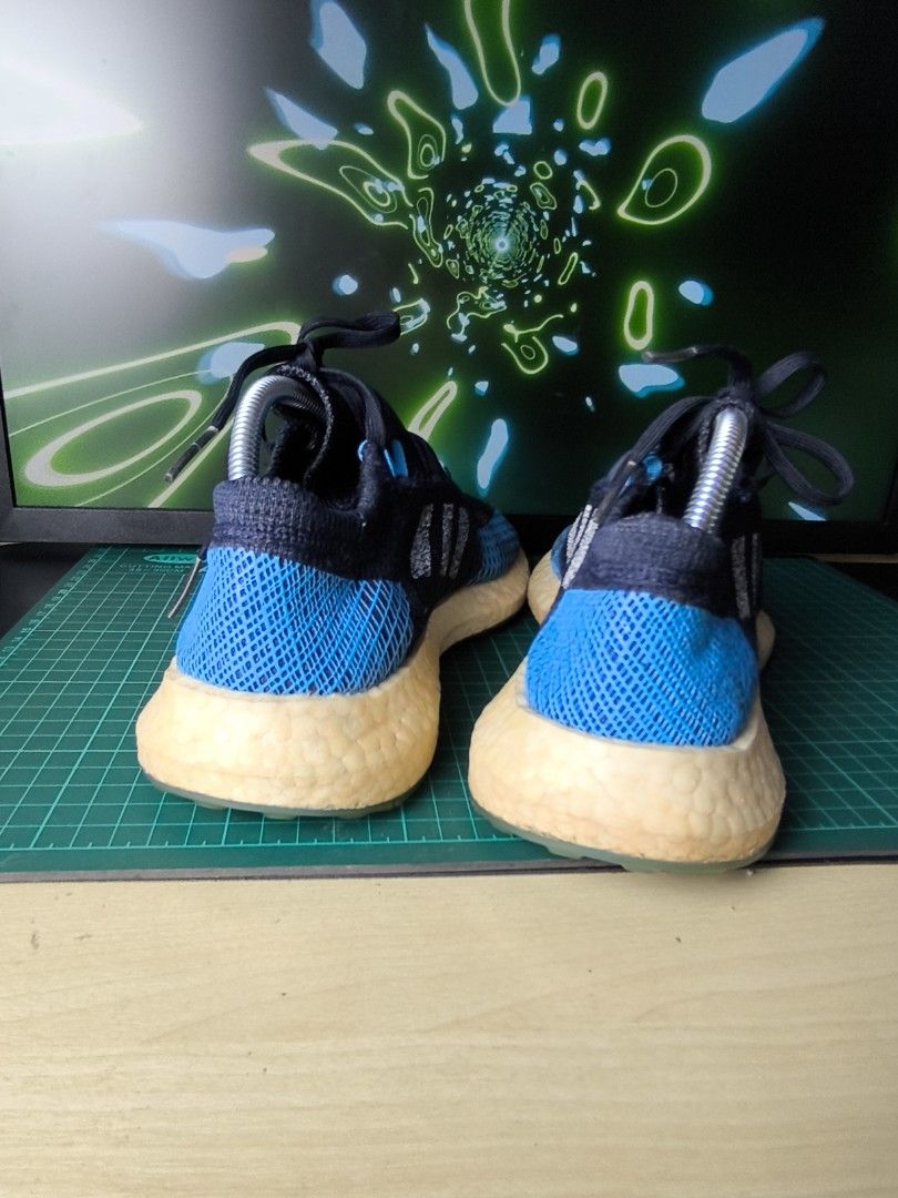 Adidas pureboost go blue Men s Fashion Footwear Sneakers on Carousell