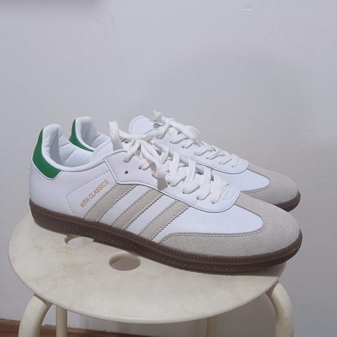 adidas gazelle silver green womens adidas Samba OG Kith Classics White Green  Section Store