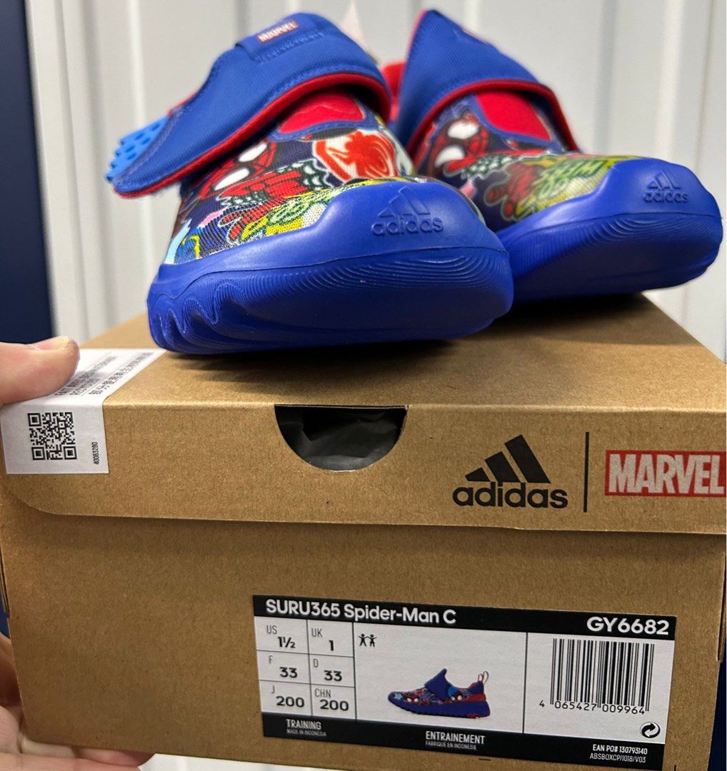 adidas gazelle silver green womens TD adidas x Marvel SURU365 Spider Man Slip-On main image 1