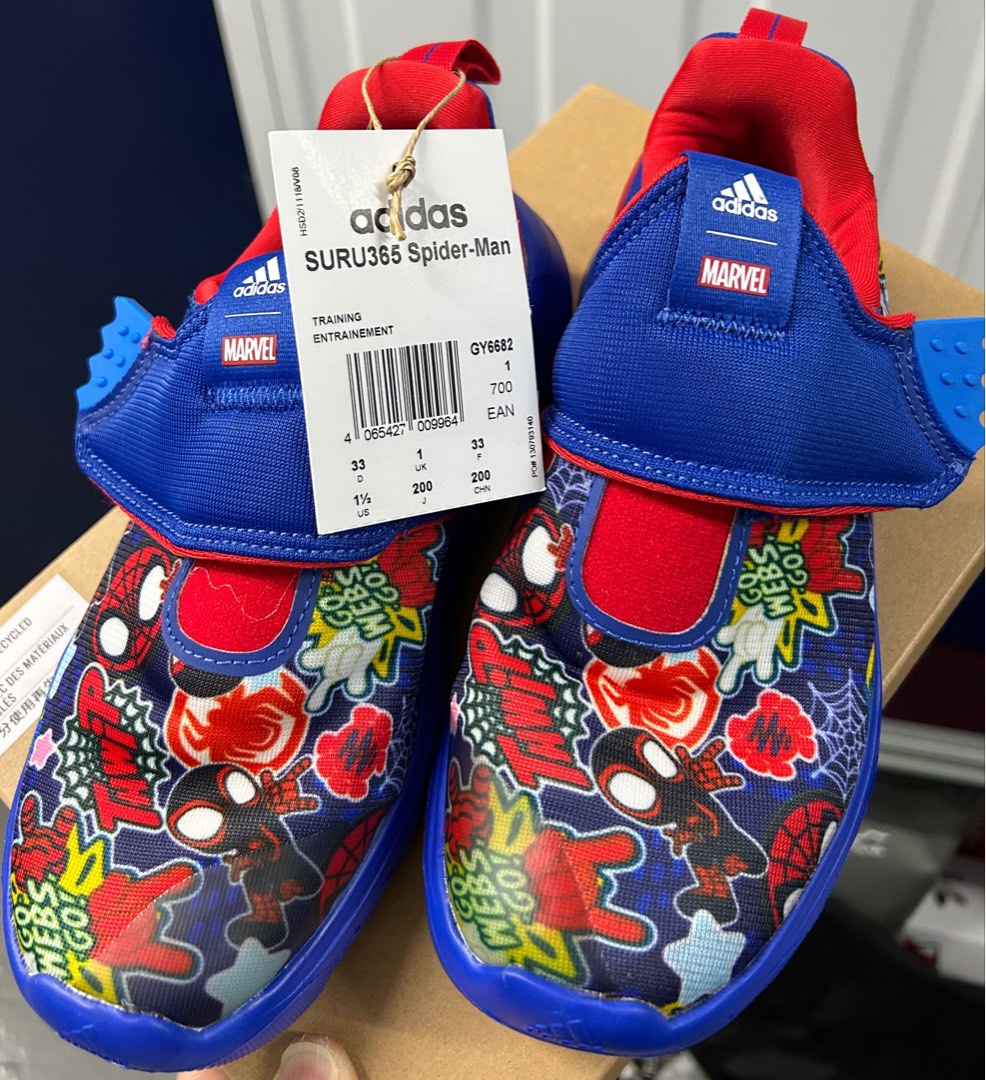 adidas gazelle silver green womens TD adidas x Marvel SURU365 Spider Man Slip-On main image 0