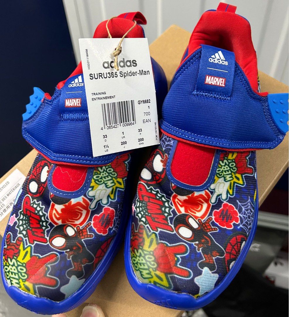 adidas gazelle silver green womens adidas Kids' Marvel Adizero Impact 2.0 MD Spider-Man Baseball Cleats, Size 1.5, Red/Blue