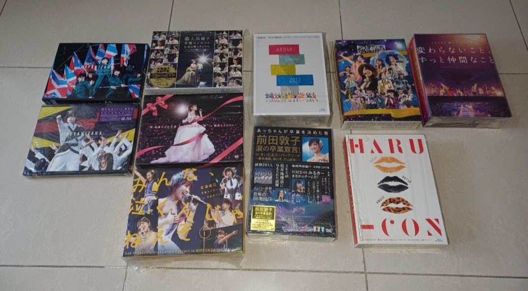 Akb48 Nmb48 乃木坂46 blu-ray dvd 各$298, 興趣及遊戲, 收藏品及 