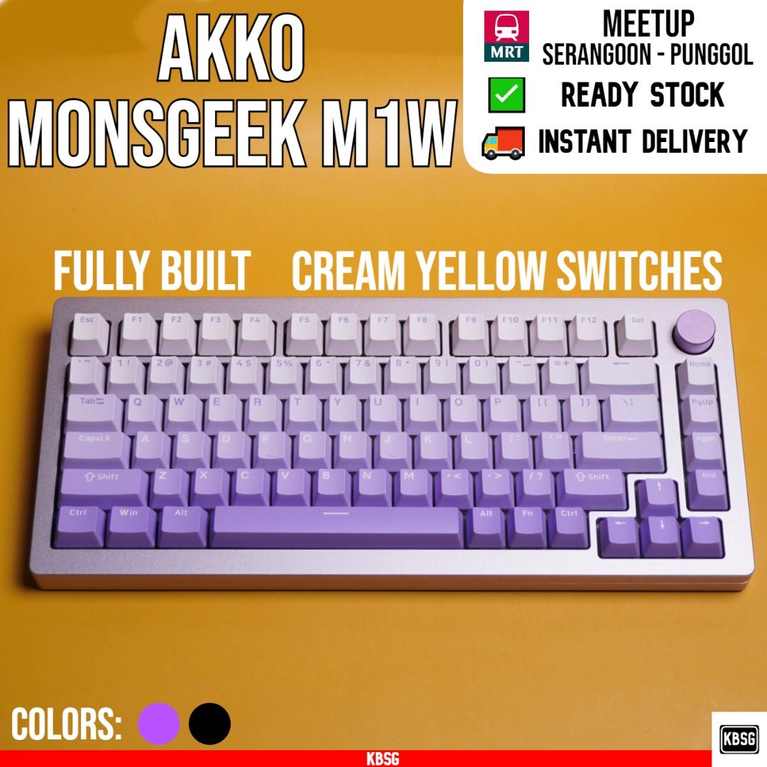 Akko Monsgeek M1W Custom Mechanical Keyboard Fully built Akko 