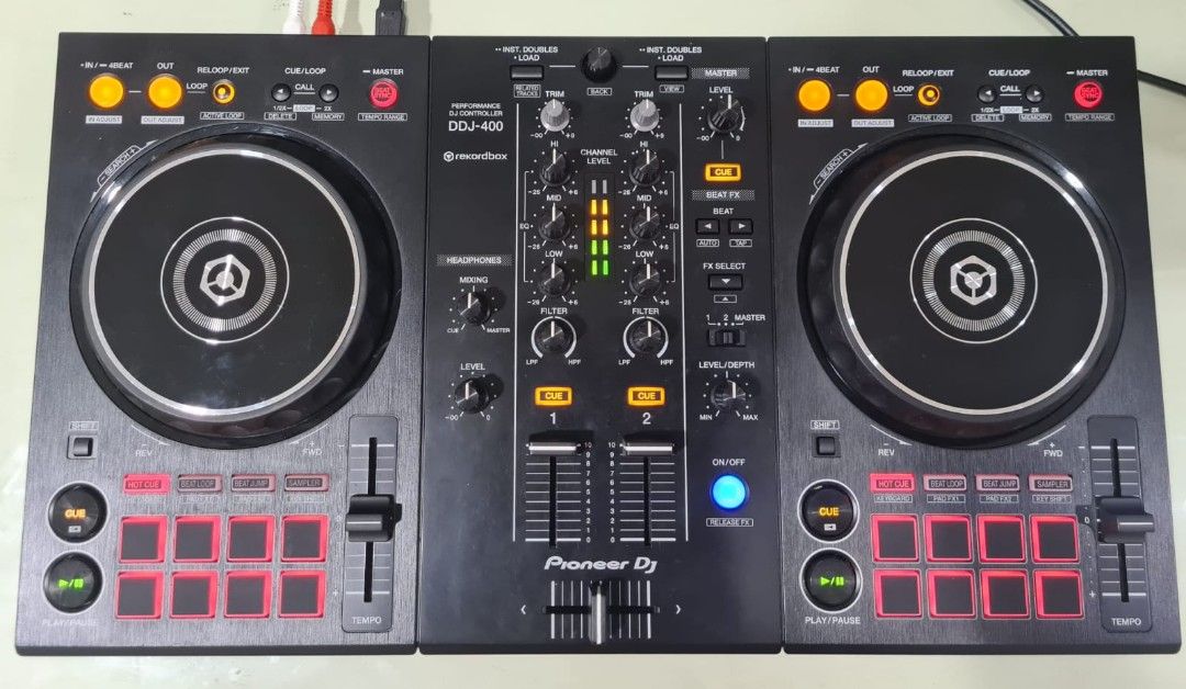 【美品 動作確認済】Pioneer DJ DDJ-400 コントローラー DDJ-400 - 2-channel DJ controller for rekordbox dj (Black)