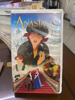 Anastasia VHS 2764 White Clamshell Case - Disney Movie Cartoons - Used Preloved VHS