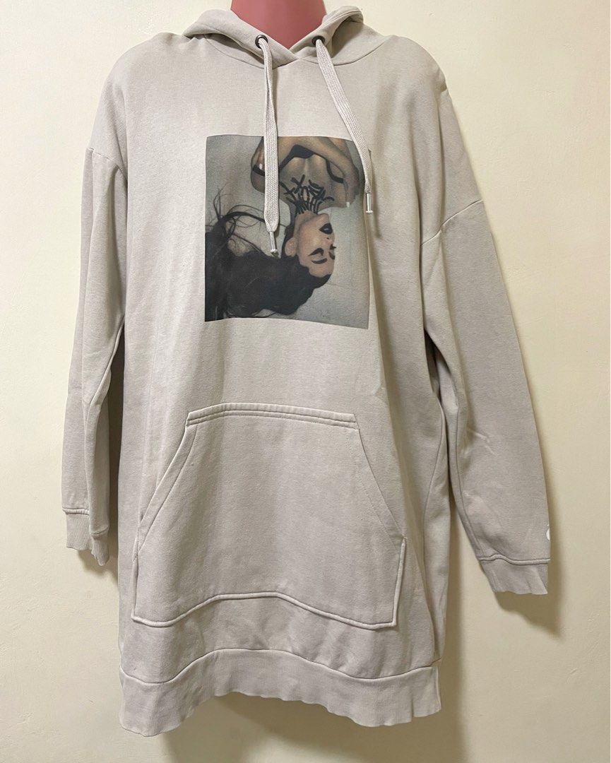 Ariana Grande x H M Beige Hoodie Dress