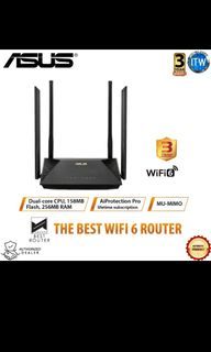 ASUS RT-AX53U WIFI 6 ROUTER