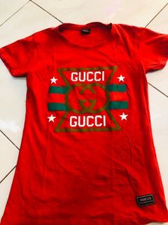 Authentic gucci cap sleeves shirt