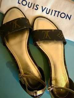 Authentic Louis Vuitton Sunshine Sandals size 35