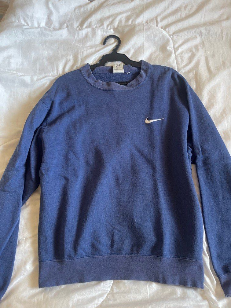 Nike navy blue sweater clearance