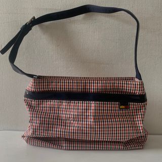 Authentic Vintage 90s Y2K Tommy Hilfiger Purse Shoulder Bag Gingham Blue and Red Checkered