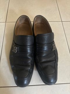 Bally Men’s formal black shoes 9EEE US EU 8