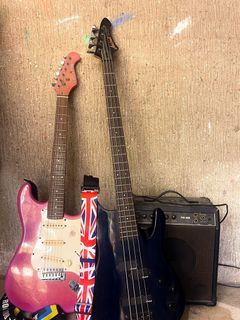 Bass, Electric Guitar and Ampli