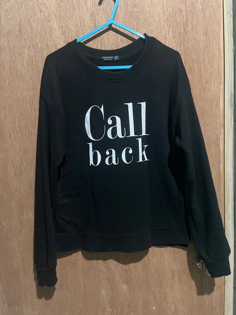 Bershka Callback Sweater+ (Category: Longsleeves) located in Makati City. Submitted by decluttering143 (Listing ID 1301935492, Image 1). Description: .