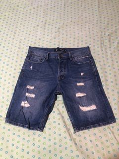Branded Denim Shorts (Ripped)