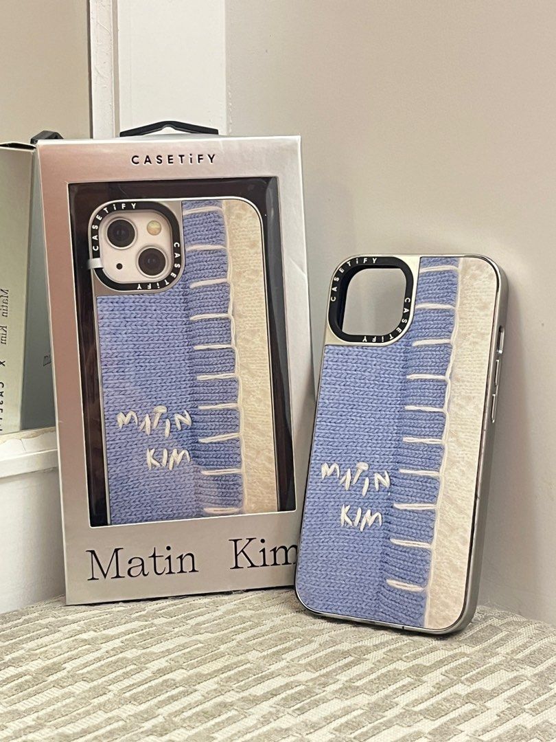 Casetify x Matin Kim 聯名Knit Case 針織手機殼iPhone 13, 手機及配件 