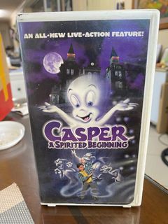 Casper The Friendly Ghost - A Spirited Beginning VHS 1997 Vintage Movie Cartoons - Used Preloved