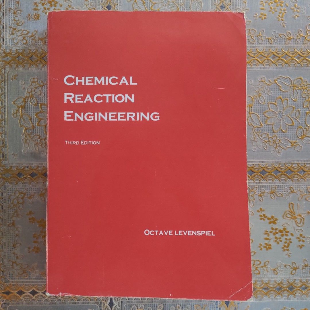 Chemical Reaction Engineering by Octave Levenspiel 3rd Ed. (Category: Textbooks) located in Bacolod City. Submitted by tipsy2120 (Listing ID 1301965476, Image 1). Description: Chemical Engineering Book..