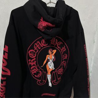 chrome hearts x deadly doll hoodie