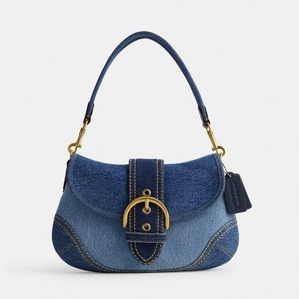 Coach soho denim shoulderbag slingbag, Luxury, Bags & Wallets on