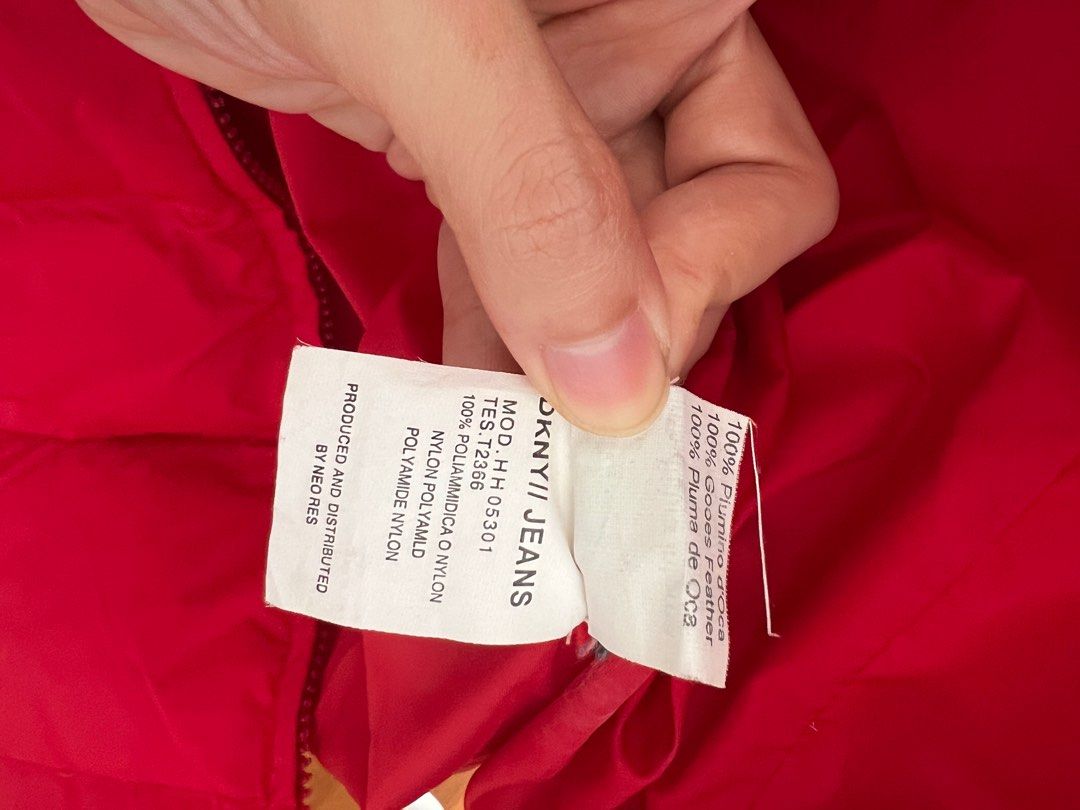 Dkny goose down coat discount