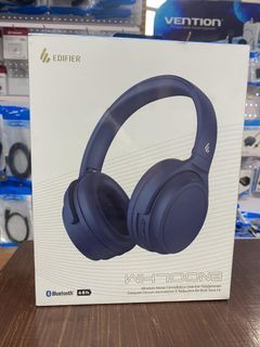 Edifier WH700NB Bluetooth Wireless Environmental & Active Noise Cancellation Over-Ear Headphones Navy