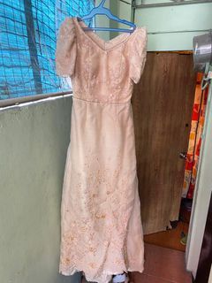 Filipiniana Gown Pina